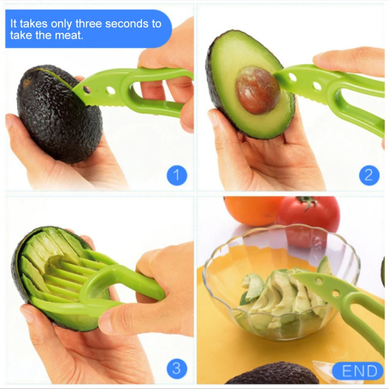 

Multifunctional Avocado Knife 3-in-1 Fruit Knife Paring Knife Fruit Tool Gift