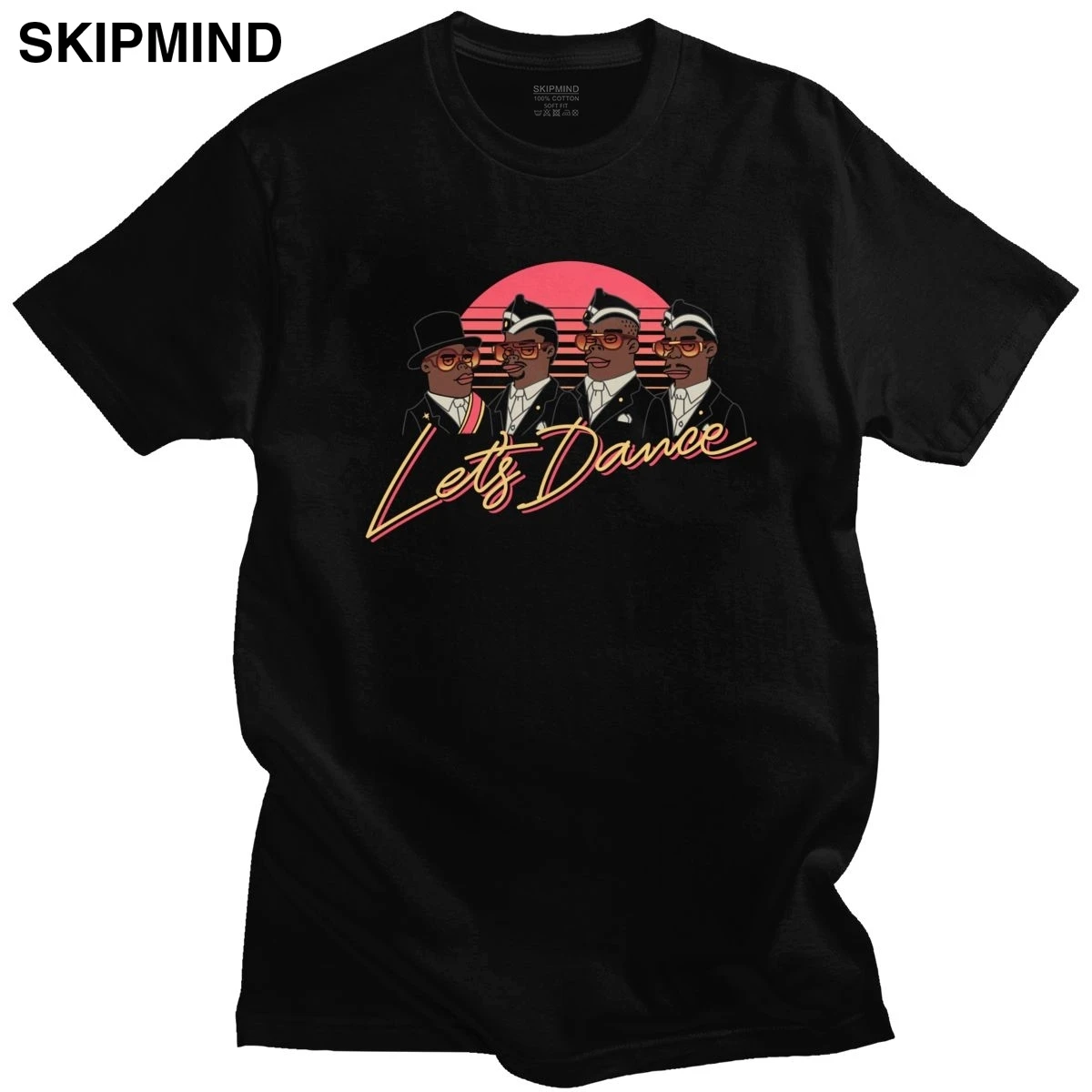 

Смешные похороны танец мем Футболка мужская хлопок Футболка круглый вырез с коротким рукавом давайте гроб футболка танец бледноносцы футб...