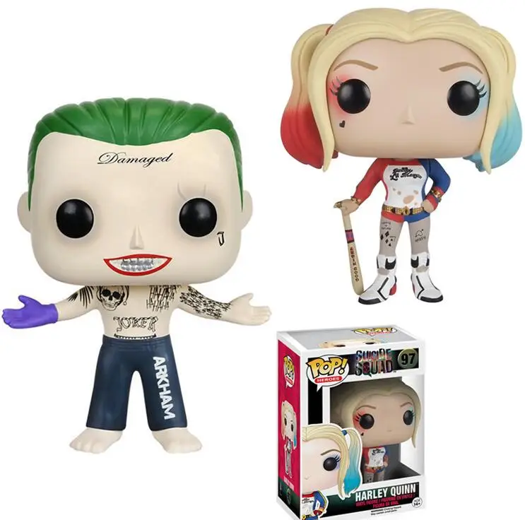 Funko POP отряд самоубийц Джокер Харли Квинн Коллекционная модель Фигурка Мальчик