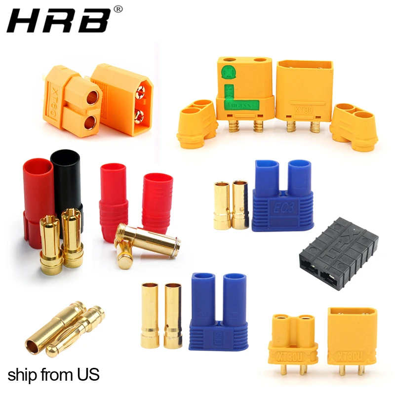 5 шт. Amass AS150 XT150 XT90H XT90 S Anti Spark XT60 XT60H XT60U XT30U XT30 коннектор штепсельная вилка запчасти