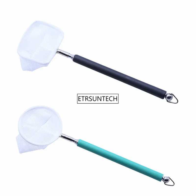 

50 шт., гибкая 3D рыболовная сеть для аквариума, рыболовная удочка из нержавеющей стали, круглая квадратная карманная рыболовная сеть для крев...