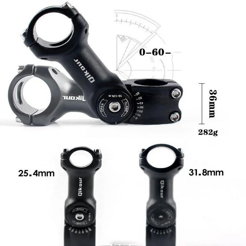 

Алюминиевый велосипедный горный велосипед, регулируемый велосипедный стояк 31,8 мм 25,4 мм