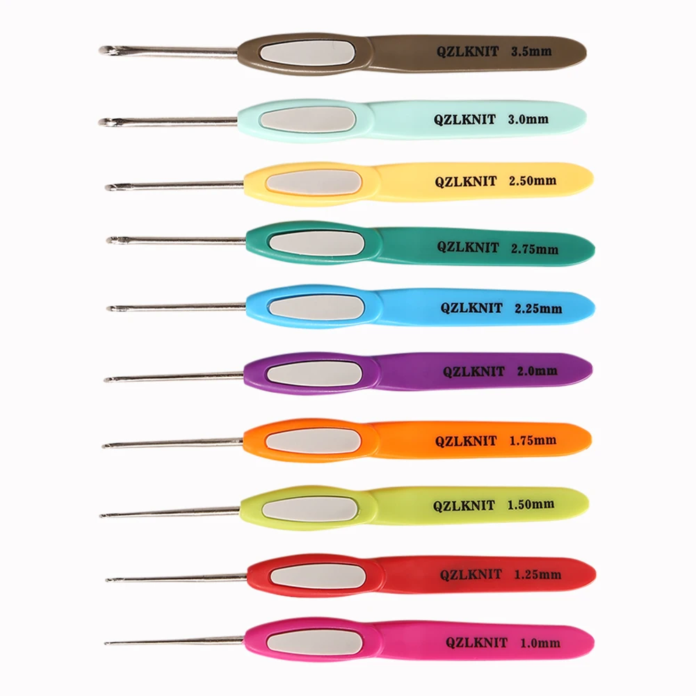 

Набор крючков для вязания, 1,0-3,5 мм, 10 шт.