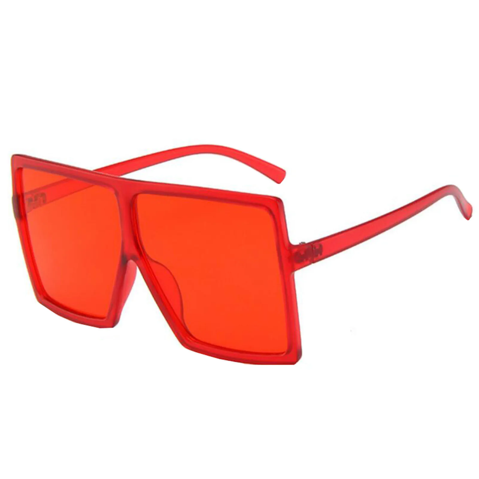 

Men's and women's big frame fashion trend box Sunglasses