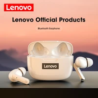 original lenovo lp40 tws wireless earphone bluetooth 5 0 dual stereo noise reduction bass touch control long standby 300mah
