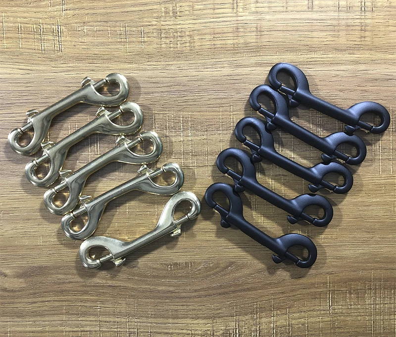 Двухсторонний защелкивающийся крючок из нержавеющей стали 316 D образный брелок