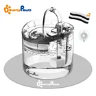 Прозрачная поилка для кошек с фильтром, автоматический дозатор воды 2 л, смеситель для поилки, поилка для кошек, кормушка