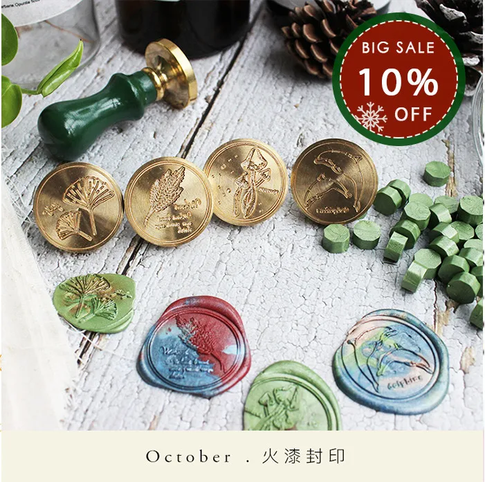 Деревянная восковая печать moodtape для самостоятельного изготовления