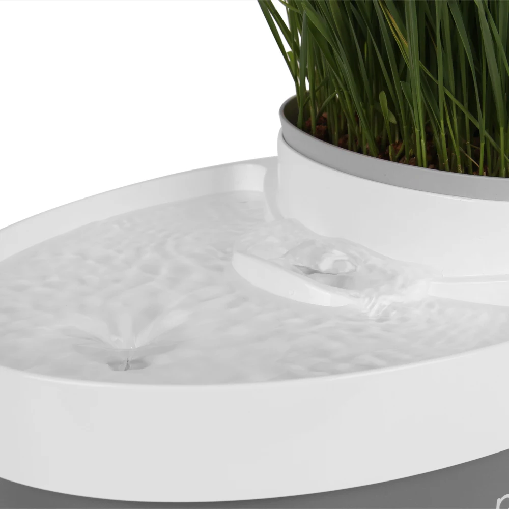 

105oz/3.0L Automatic Cat Water Fountain Dog Water Dispenser with food bowl for Cats, Dogs