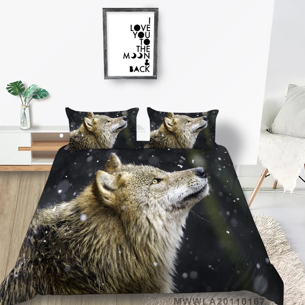 

New Design Bed Set Full Fashion Lifelike 3D Printed Duvet Cover King Twin Single Double Queen Bed Set Comfortable