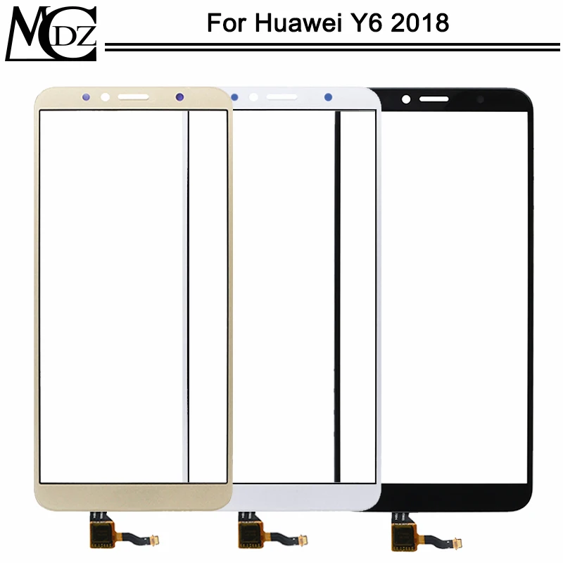 Сенсорная панель для Huawei Y6 2018 сенсорная телефона передняя стеклянная