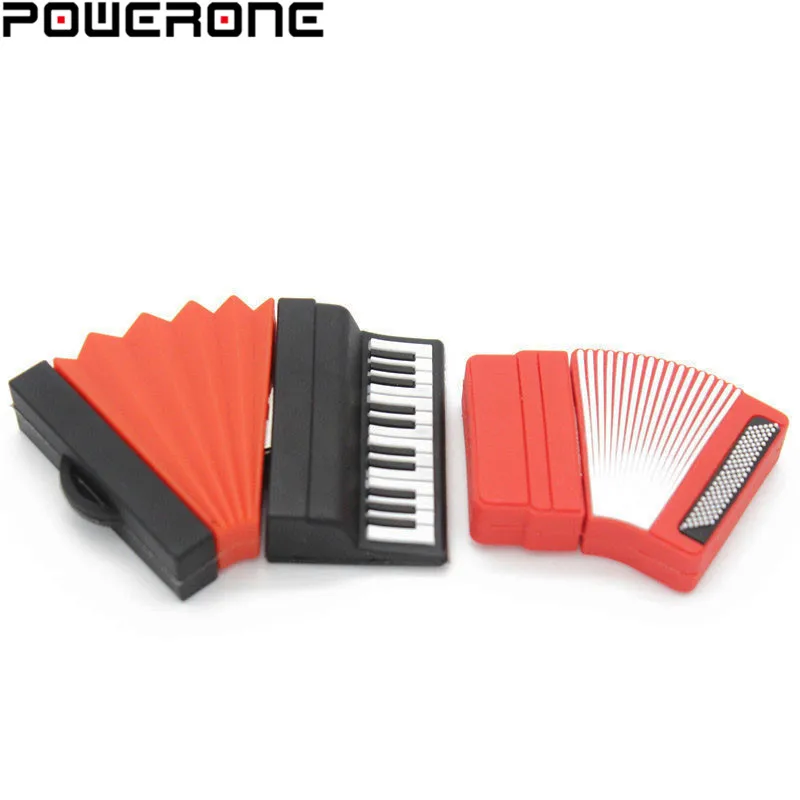 Милая Мини Флешка POWERONE в виде аккордеона 4 ГБ 8 16 32 64 usb флэш накопитель крутой