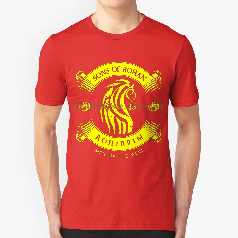 Модная Винтажная футболка с изображением сыновей Рохана Gondor Rohan Isengard Mordor The Aragon