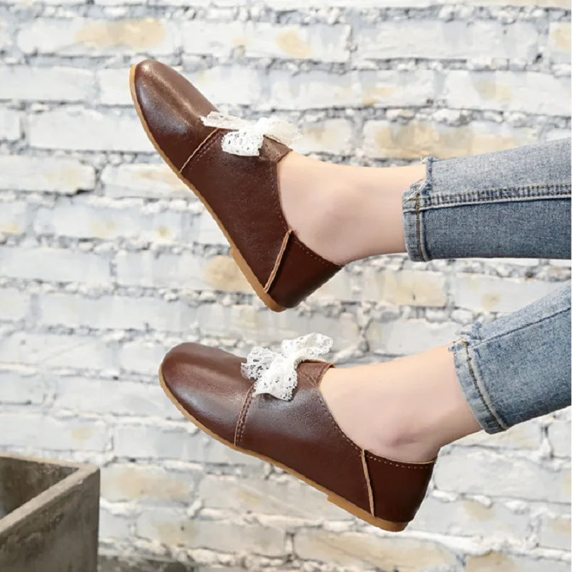 Туфли Cresfimix женские милые мягкие и удобные на шнуровке плоская подошва Уличная