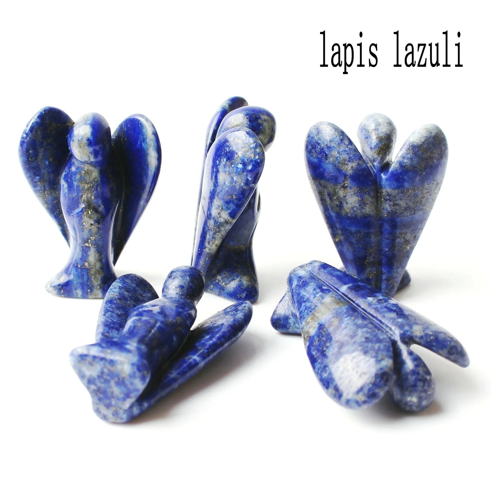 1 шт. натуральный кристалл ручная работа драгоценный камень ангел Guardian Фигурка