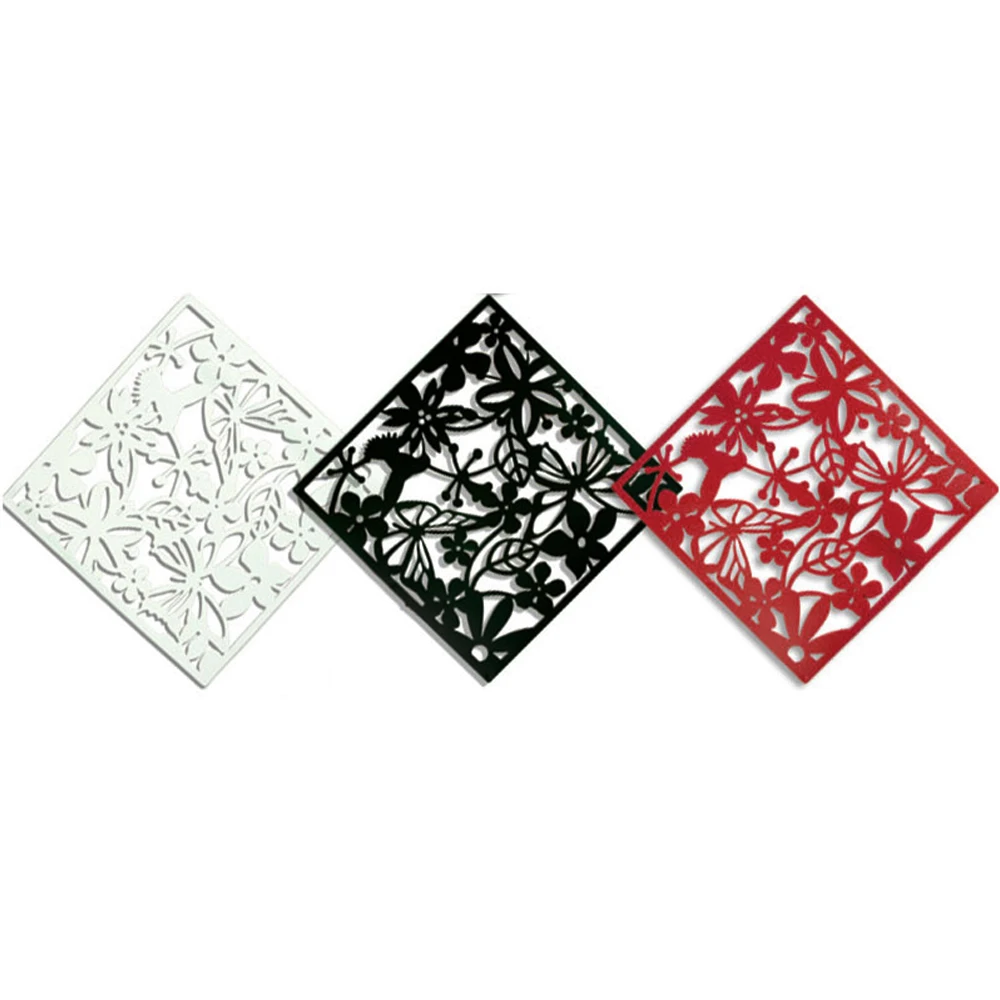 Fashion Hollow-Out Black White Hanging Screen Hollow Stickers Home &ampAmp Living Room Divider 3 Color Red Shield | Дом и сад