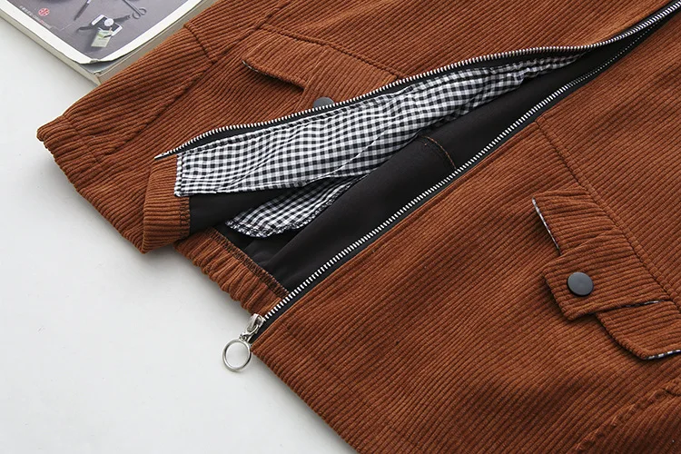 

Corduroy Women's Vest 2020 Autumn Sleeveless Coats Hooded Casual Loose Plus Size Vest Outerwear KKFY4816