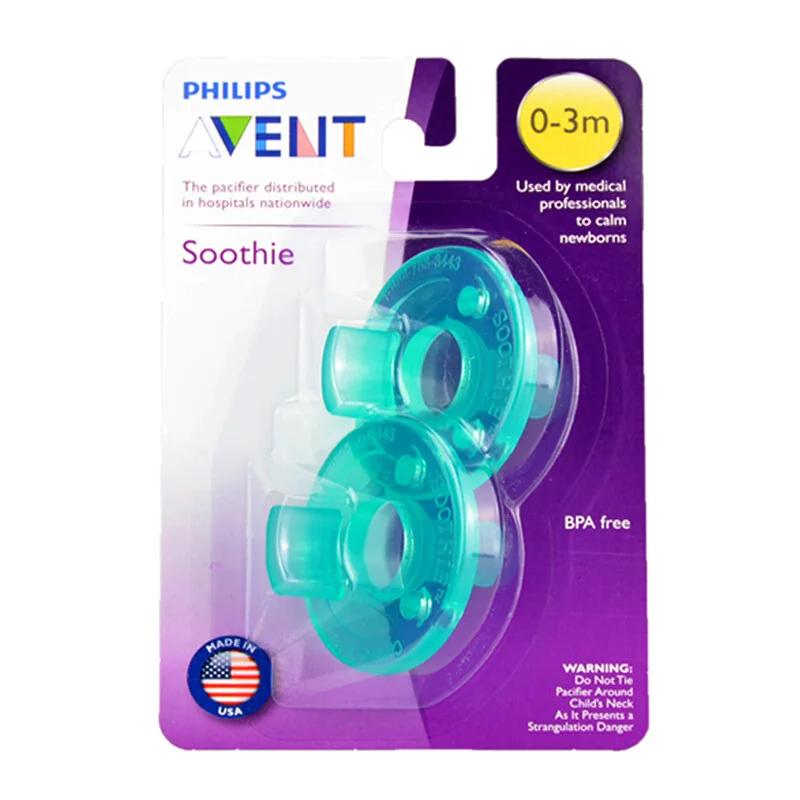Армейский зеленый Avent пустышка Avent Ортодонтическая пустышка Avent Soothie соска BPA-Free Dummy-0-3M 2 шт - Цвет: Армейский зеленый