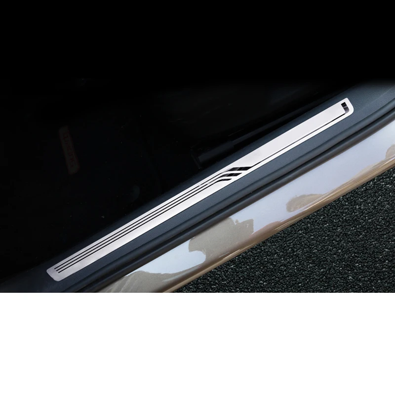 

Lsrtw2017 пороговая полоса из нержавеющей стали для порога автомобильной двери, планка для Skoda Superb 2016 2017 2018 2019 2020