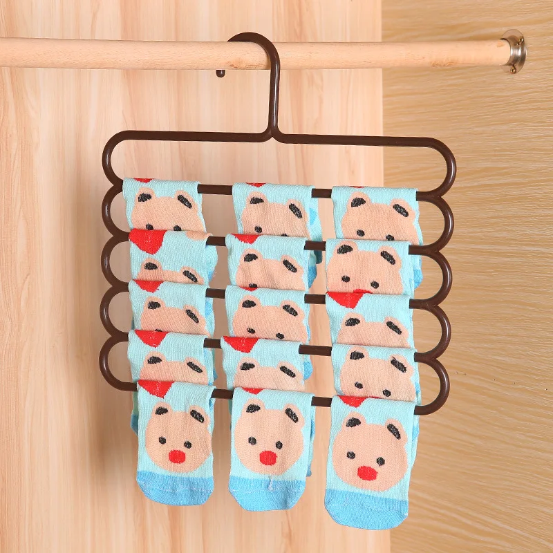 Нескользящая многофункциональная стойка для брюк вешалка шарфов галстук ремней