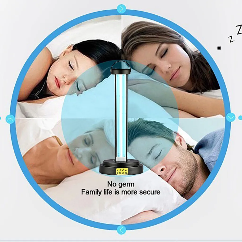 

UV Lamp Disinfection Germicidal Light UVC ozone Deodorizer Air Sanitizer Purifier Odor Eliminators Light 38W Household drop ship