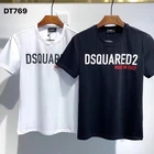 2021 модная трендовая Мужская футболка премиум-класса DSQUARED2 с принтом и коротким рукавом DT769