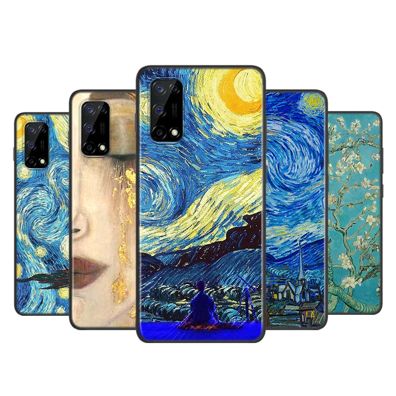 

Starry Night Van Gogh For OPPO A5 A9 A11X A1K A12 A12E A31 A32 A52 A53 A72 A73 A93 A94 AX7 Pro Soft Phone Case