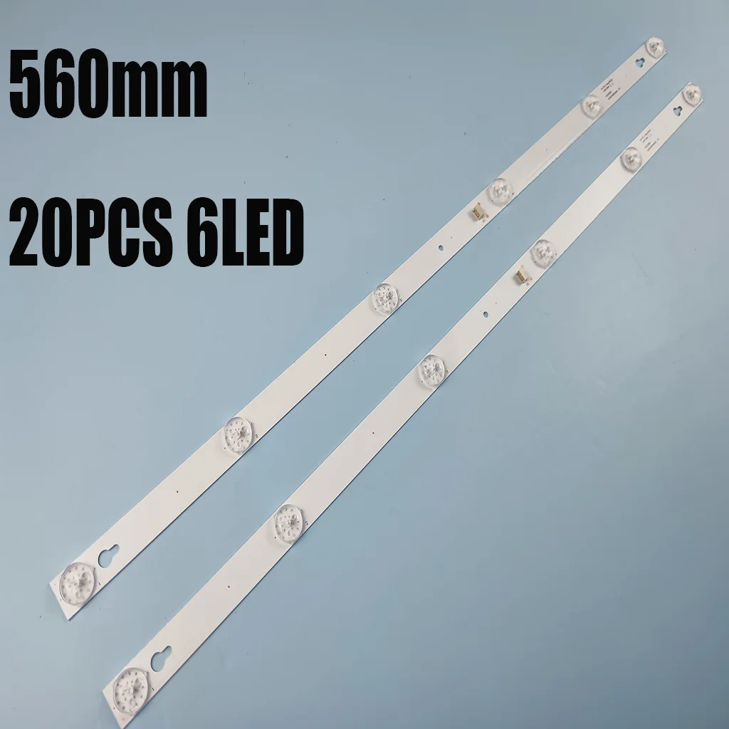 

20PCS 6LED LED Backlight Strip for 32HB5426 TCL 32D100 L32S4900s 32S301 L32P1A 4C-LB3206-HR03J HR01J TOT_32D2900 32HR330M06A5 V5