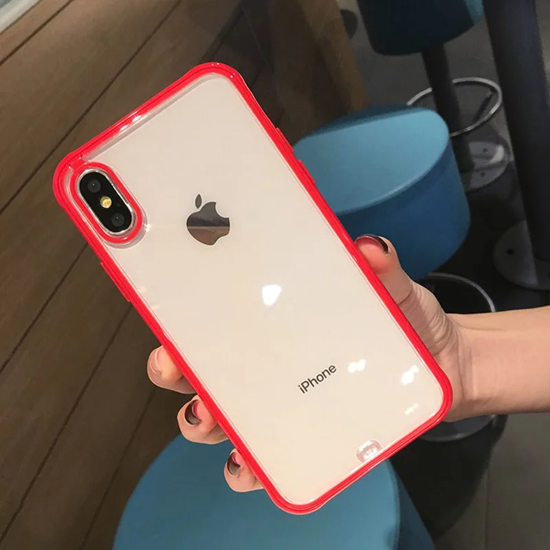 Противоударный бампер модный силиконовый чехол для телефона iPhone 11 Pro Max X XS XR 8 7 6s 6