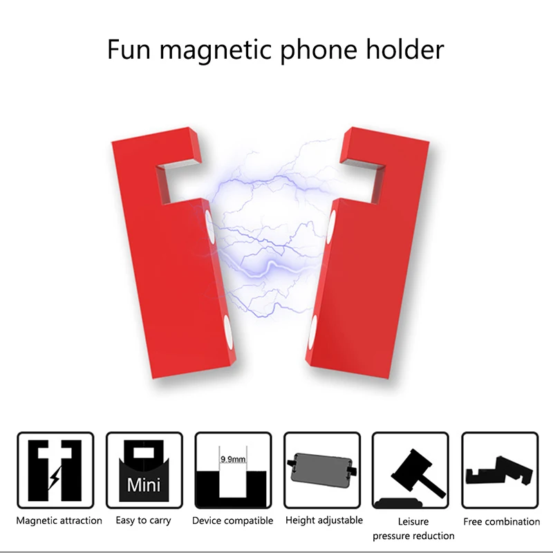 1 пара деревянный магнитный держатель для мобильного телефона чехол Oppo Xiaomi Redmi 7