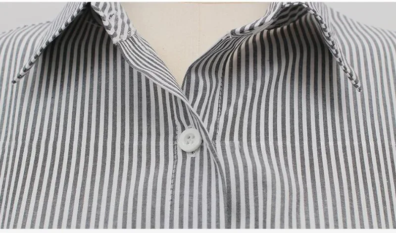 Женский топ с длинным рукавом дизайнерский в полоску и бантом корейский стиль