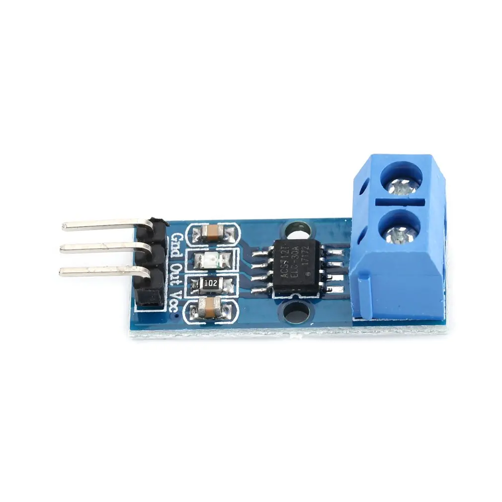Режим модуля датчика Холла ACS712 5A для Pin 5V Индикатор питания электронная печатная