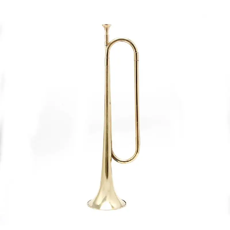 

Retro B Flat Bugle Trumpet School Band Cavalry Beginner Military Orchestra New Drop Shipping