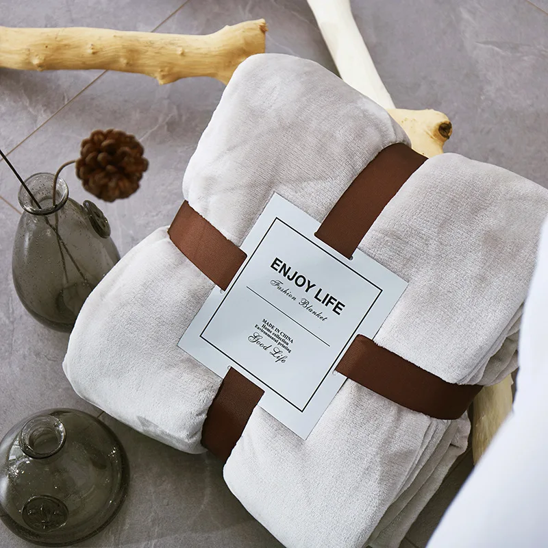 Одеяло для кроватей из кораллового флиса мягкое зимнее теплое покрывало Осенние