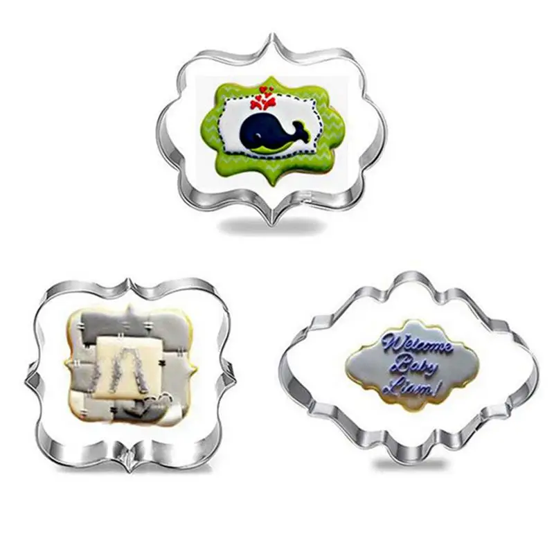 1pc Cookie Cutter Cloud Rectangle Square Shape DIY Fondant Mold Biscuit Baking Tools For Kitchen Home Supplies | Дом и сад