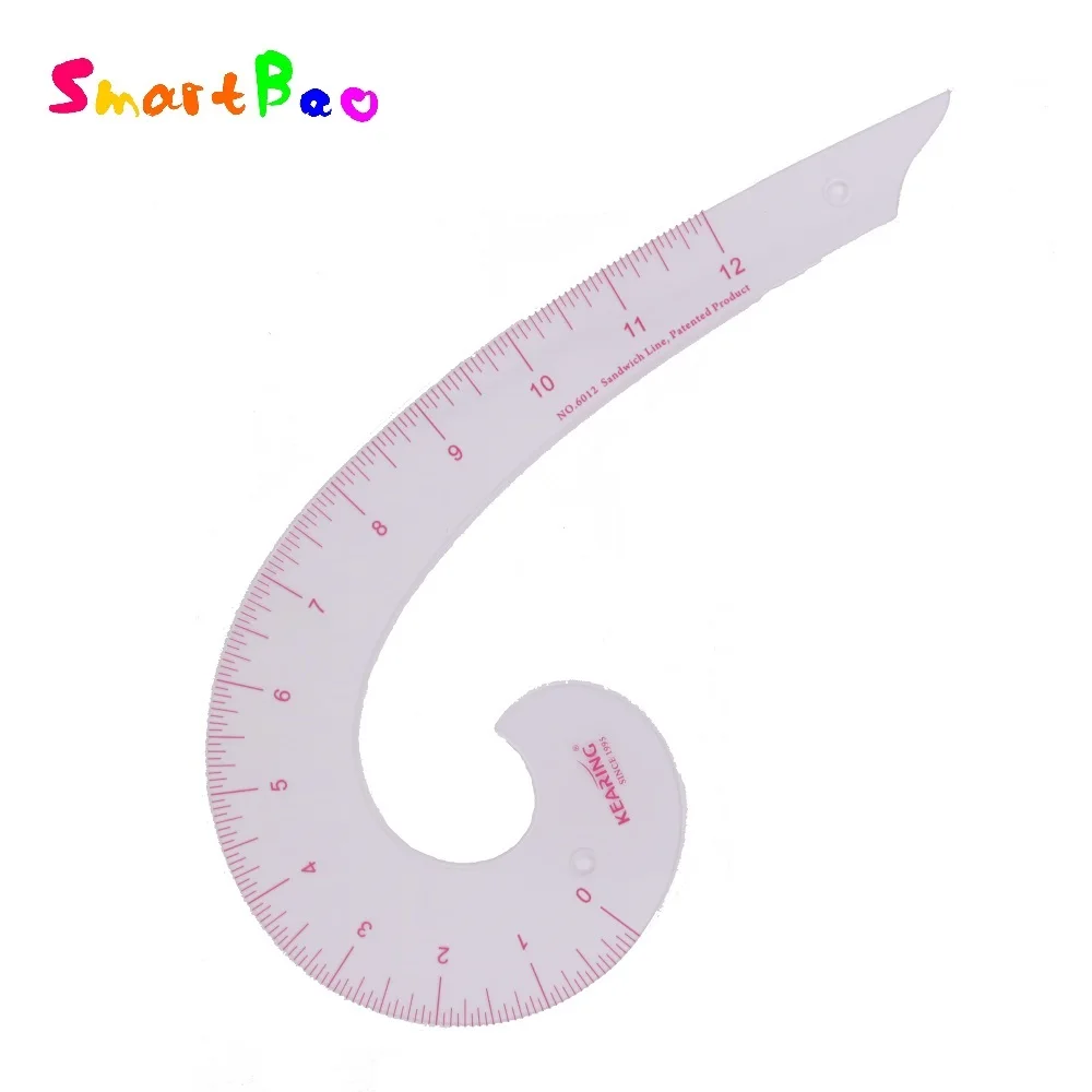 

12 Inch Curved Ruler Sleeve Pants Armhole Ruler Sewing Tailor Rulers Model 6012