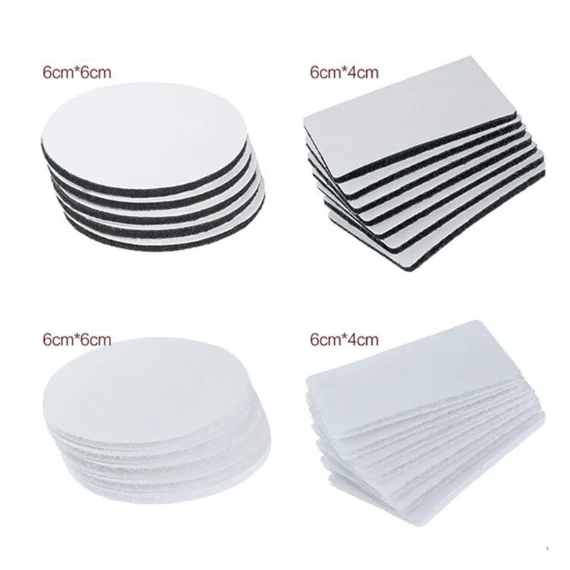 

Самоклеящаяся лента на липучке, Круглый Ремешок в горошек, двусторонняя клейкая застежка-липучка на липучке, нескользящий коврик