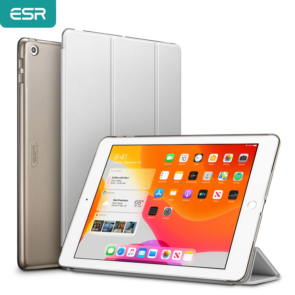 Чехол ESR для планшета iPad Pro 12 9 11 2020 Air 4 8 7-го поколения Mini 5 2 мягкий умный чехол из