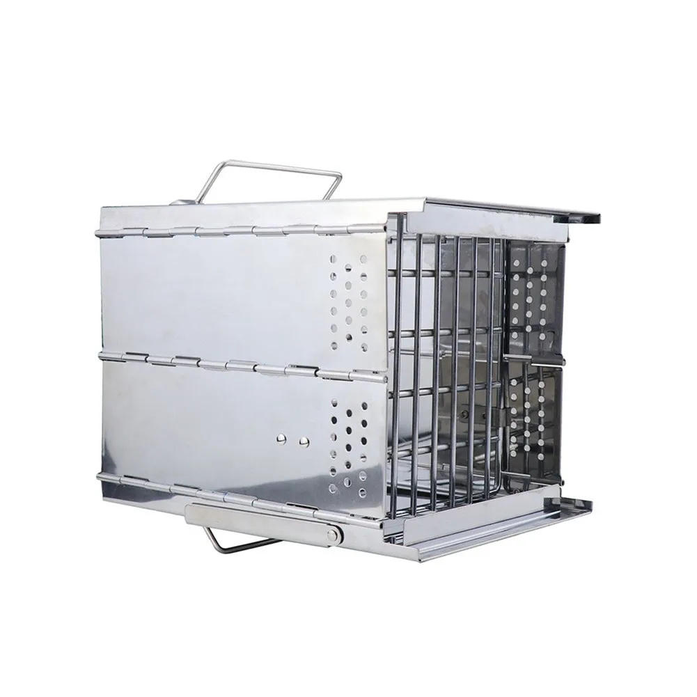 

Folding Camping Windproof Wood Stove Storage Bag Outdoor Picnic Camping BBQ Cooking Stoves Adjustable Stainless Steel Utensils