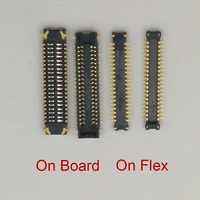 2pcs 40pin lcd display flex fpc connector for xiaomi redmi 8 8a hongmi 10x 4g screen plug on motherboard