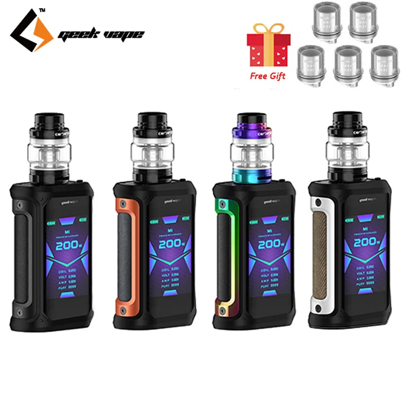 Geekvape Aegis X Комплект 200 Вт Aesgix X коробка мод водонепроницаемый электронная сигарета Vape с 5,5 мл Cerberus Танк испаритель VS Aegis Solo