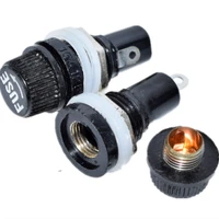 5pcs black knob fuse fuse holder glass fuse holder 520mm630mm fuse holder fuse holder base