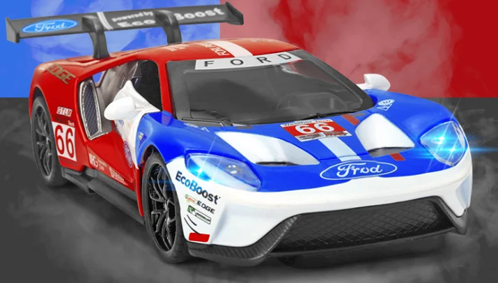 1/32 GT Супер спортивный автомобиль литье под давлением модель игрушечного автомобиля моделирование звук и светильник для детских игрушек - Цвет: E