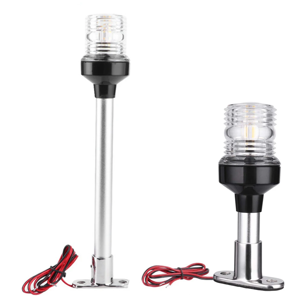 

10inch Fold Down LED Navigation Light For Yacht Boat Stern Anchor Light 12-24V 25cm Pactrade Marine Boat Sailing Signal Light