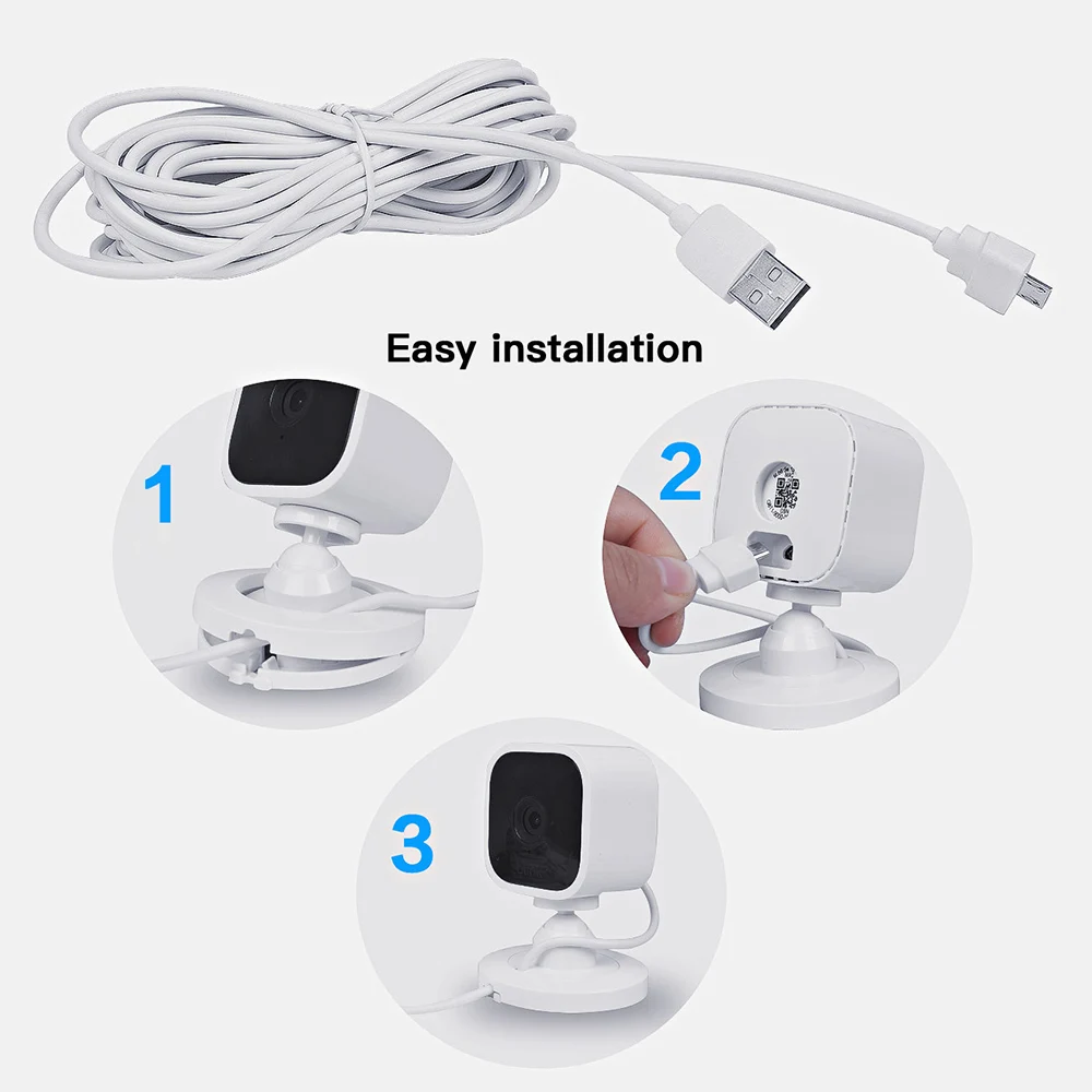 USB-кабель совместимый с Blink Mini 6 м/9 м | Электроника