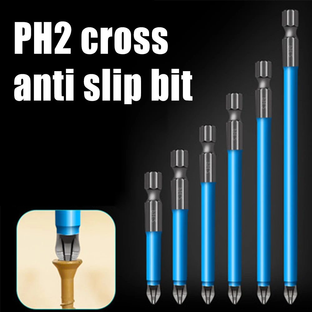 Магнитные Нескользящие сверла 7 шт. набор магнитных сверл Ph2 Phillips ручные