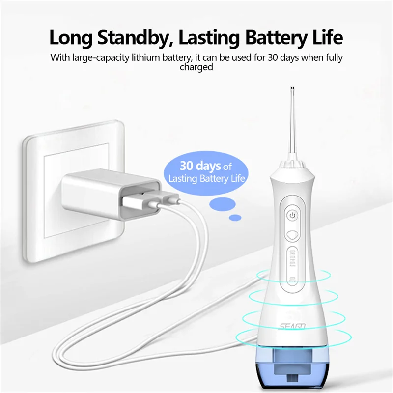 Ирригатор для полости рта USB перезаряжаемый 200 мл | Бытовая техника