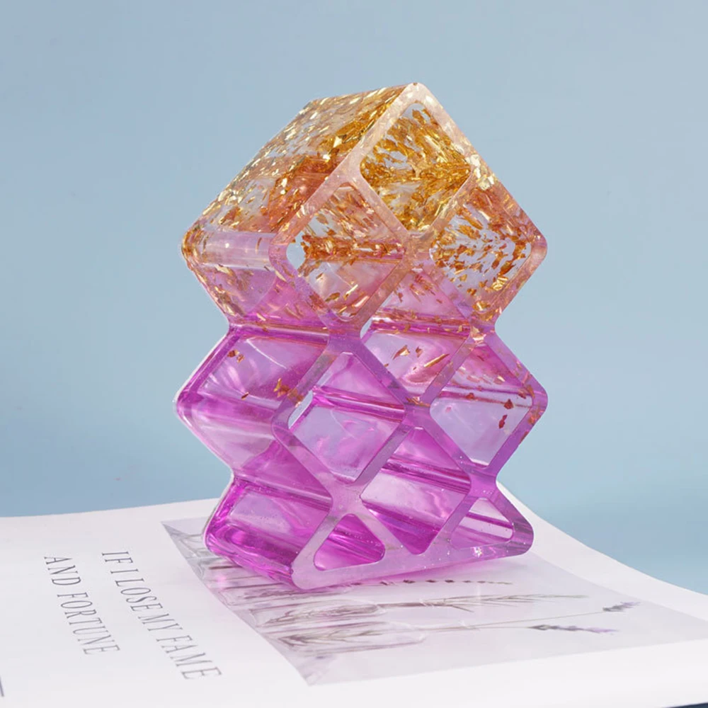 Силиконовая форма подсвечник для бетонных цветов держатель свечей инструмент