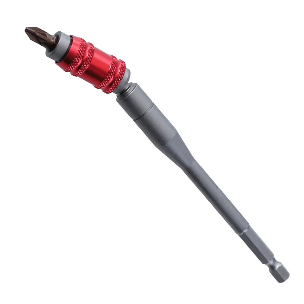 

1pcs Steel Impact Magnetic Pivoting Bit Tip Holder Swivel Screw Drill Accessory Bits For 1/4 Inch Hex Shank Screws Bit Extension