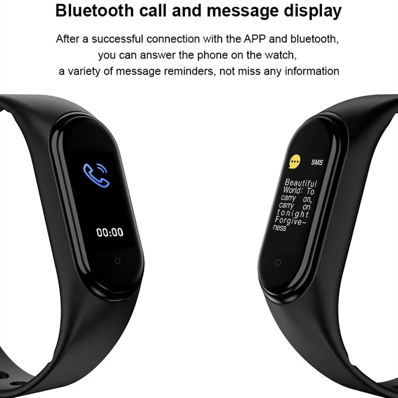 Музыкальные спортивные Смарт-часы для мужчин и женщин Bluetooth-часы браслет